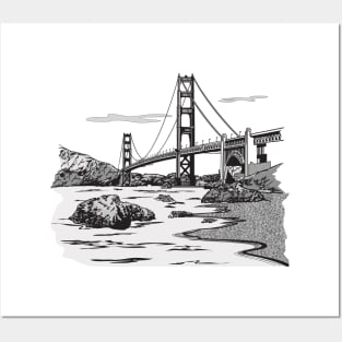 Golden Gate Bridge Posters and Art